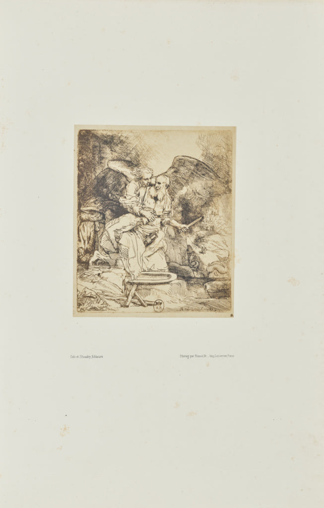Bisson Frères:[Abraham's sacrifice], Poster Print Wall Art