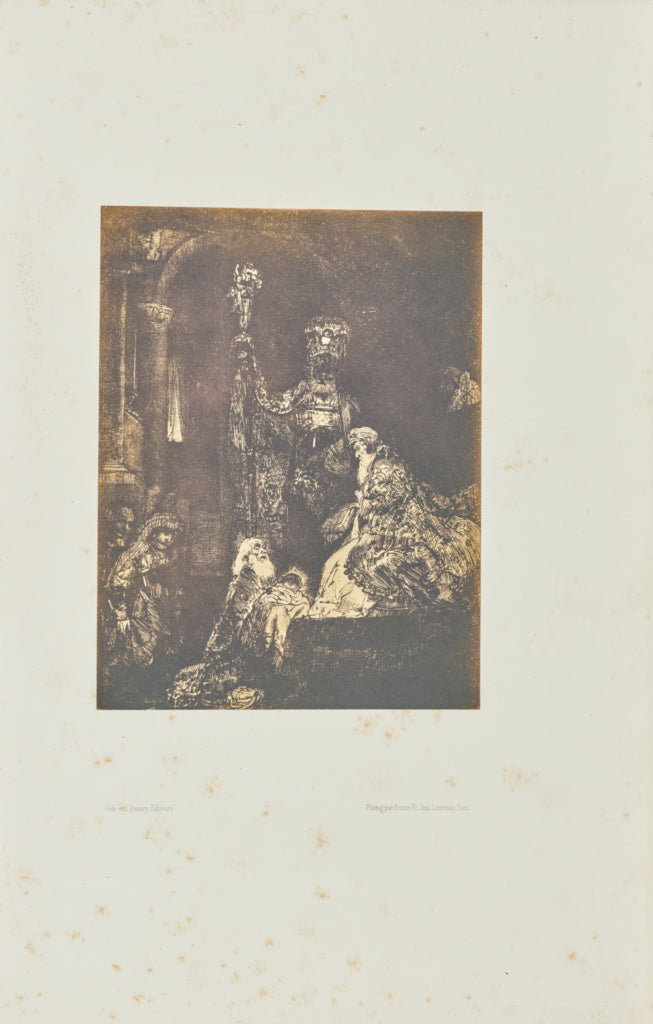 Bisson Frères:[The presentation in the temple in the dark m, Poster Print Wall Art