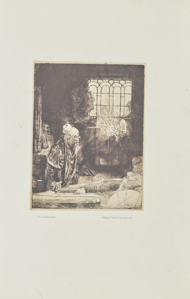 Bisson Frères:[A scholar in his study ('Faust')], Poster Print Wall Art
