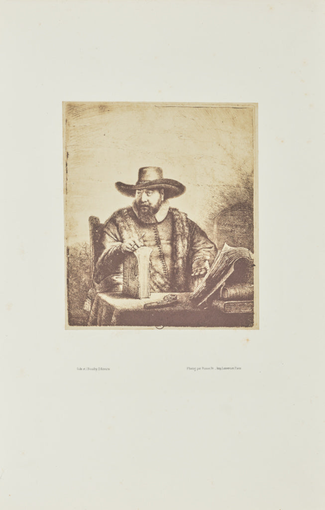 Bisson Frères:[Cornelius Claesz Anslo, preacher], Poster Print Wall Art