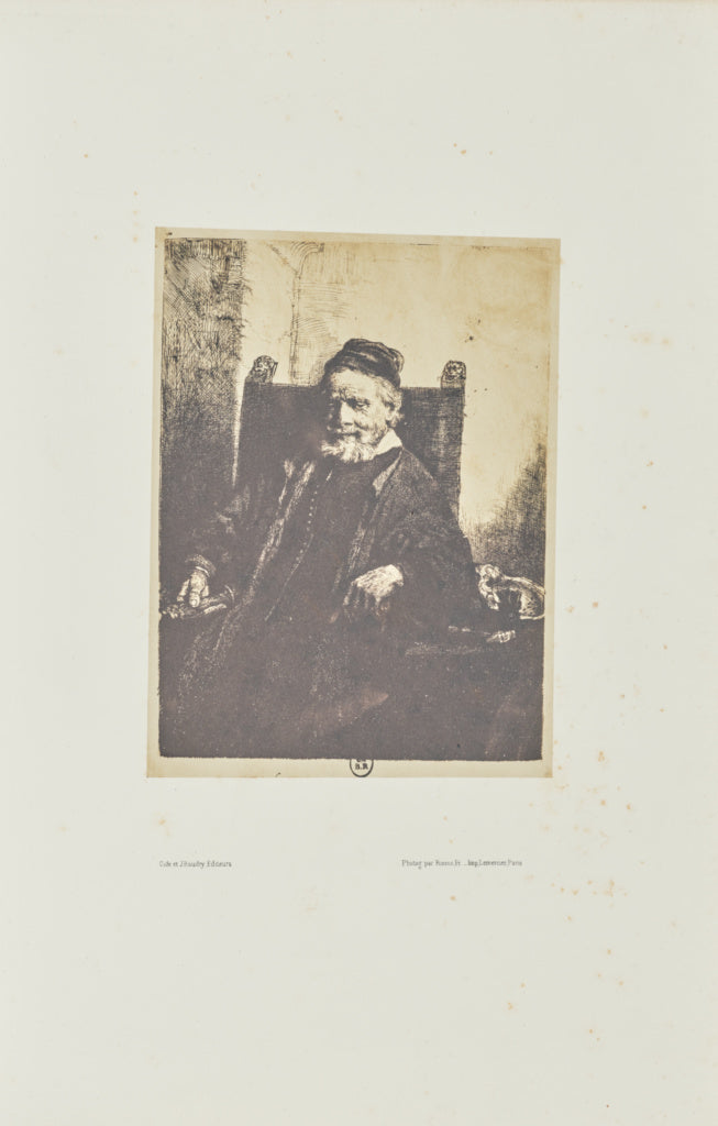 Bisson Frères:[Jan Lutma, goldsmith], Poster Print Wall Art