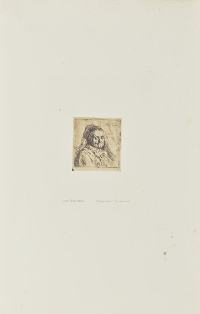 Bisson Frères:[The Artist's mother, head and bust: three qu, Poster Print Wall Art
