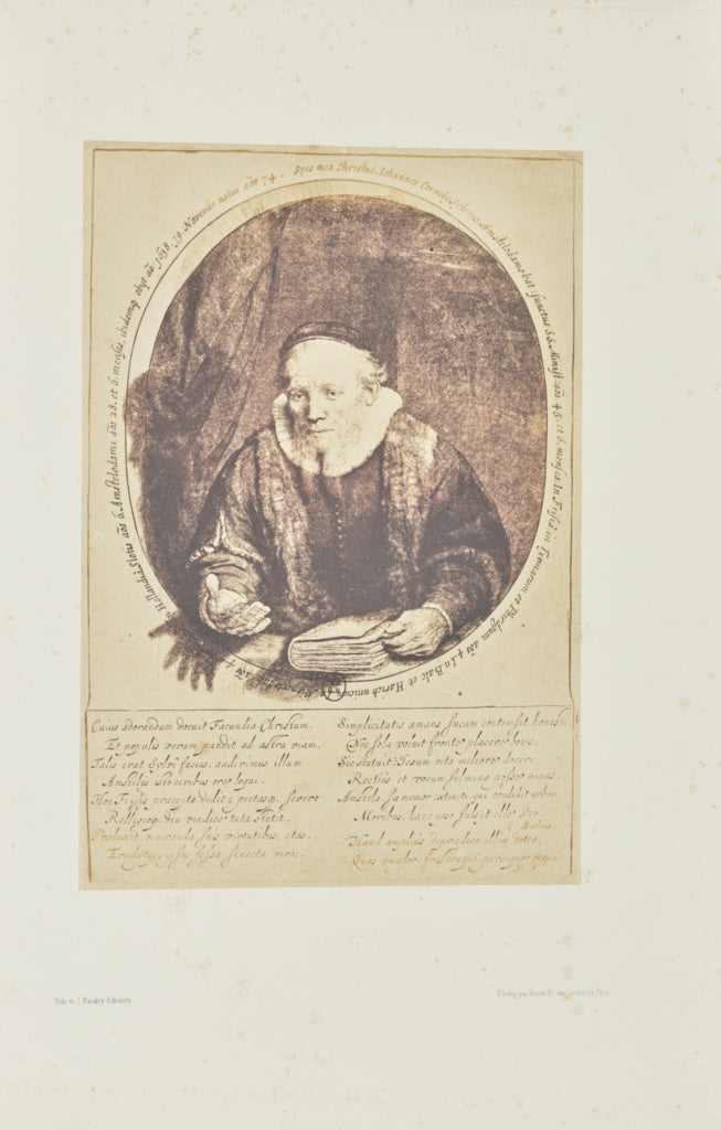 Bisson Frères:[Jan Cornelis Sylvius, preacher], Poster Print Wall Art
