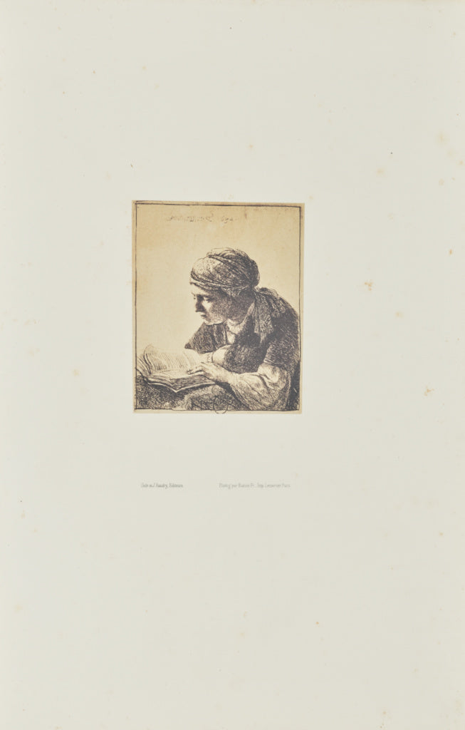 Bisson Frères:[Woman reading],16x12"(A3)Poster