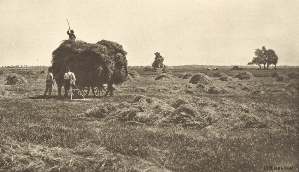 Peter Henry Emerson:The Haysel, Poster Print Wall Art