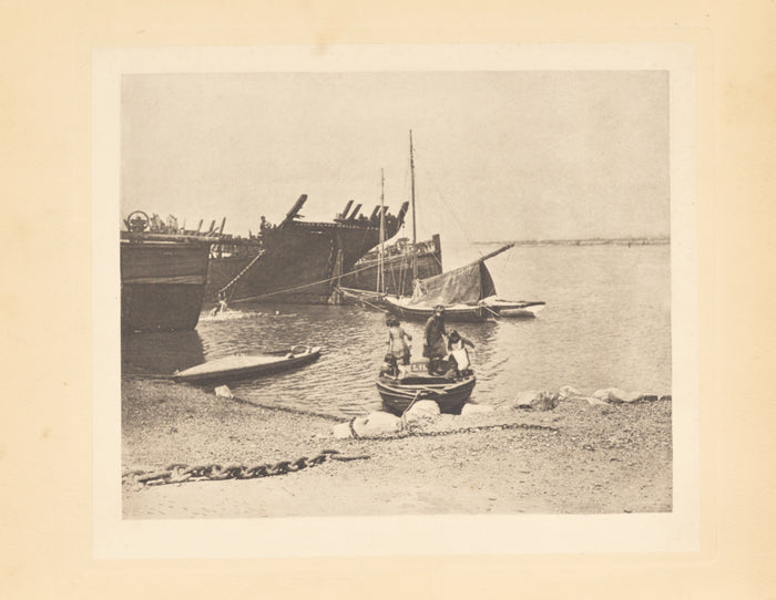 Peter Henry Emerson:Old Hulks,16x12