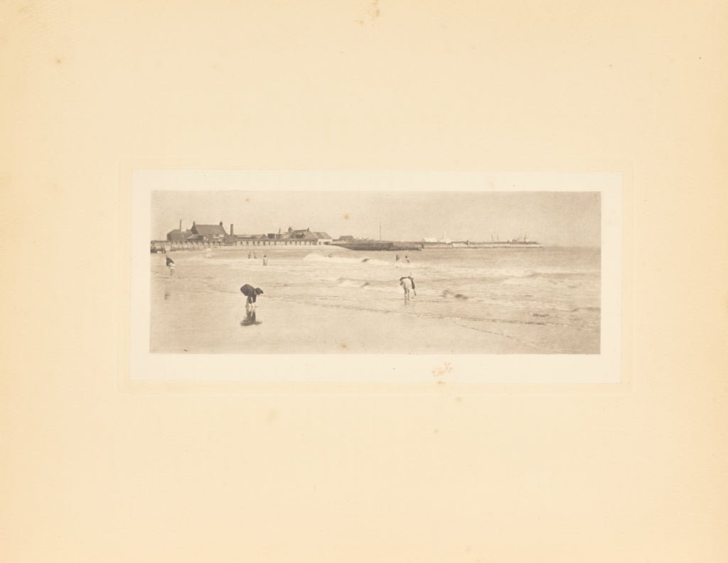 Peter Henry Emerson:On Gorleston Sands, Poster Print Wall Art