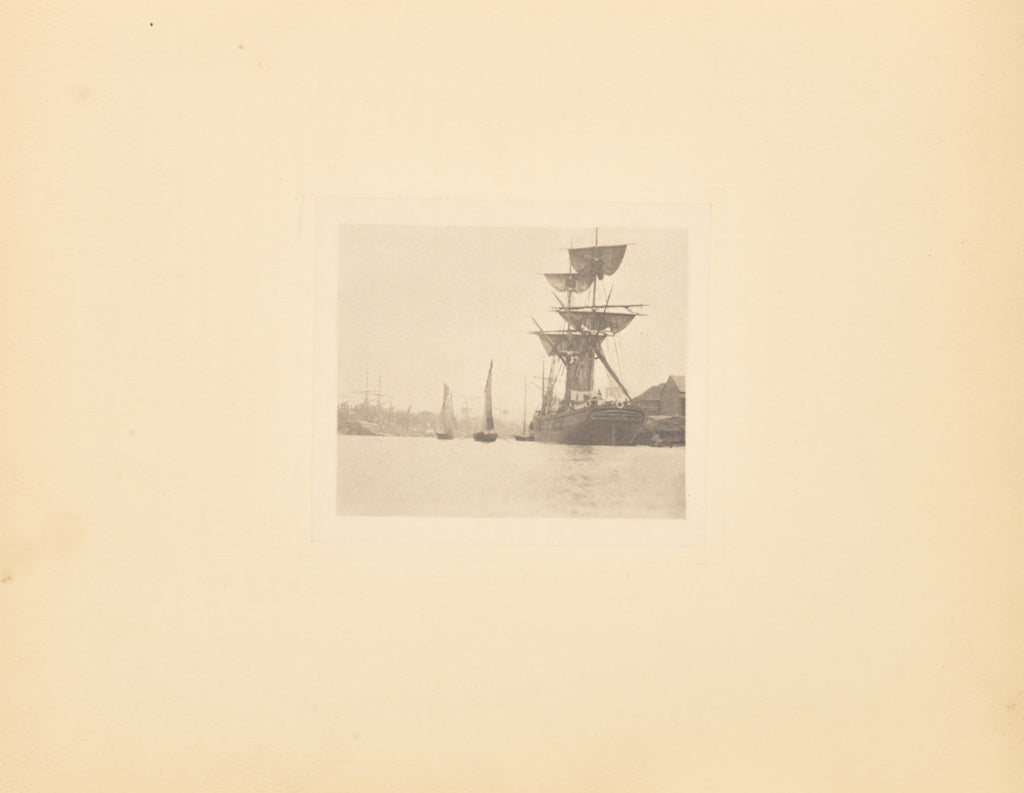 Peter Henry Emerson:Return of the Shrimpers, Poster Print Wall Art