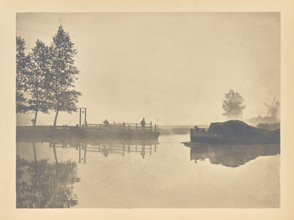 Peter Henry Emerson:[Buckenham Ferry], Poster Print Wall Art