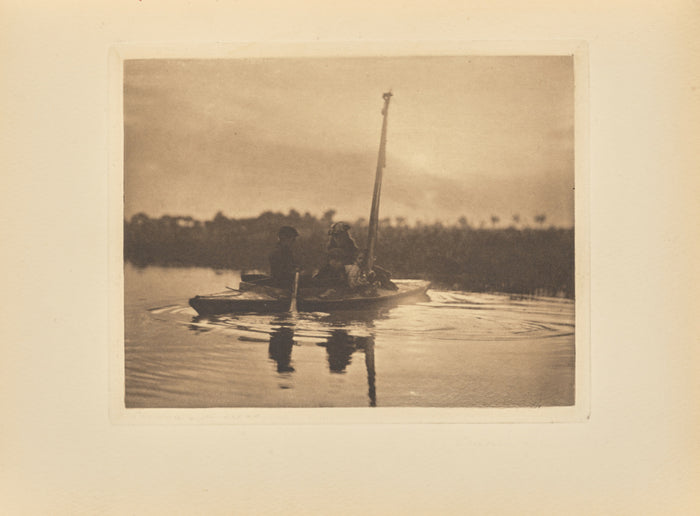 Peter Henry Emerson:[Children of the Broads],16x12