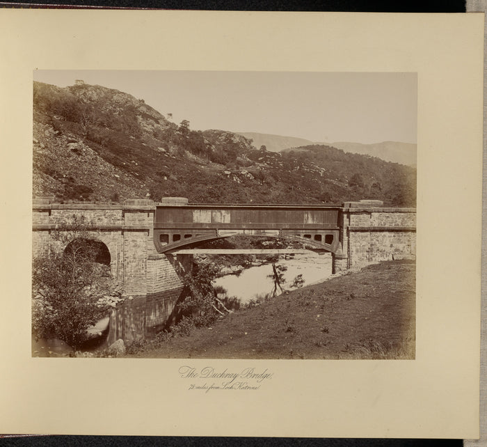 Thomas Annan:The Duchray Bridge,16x12
