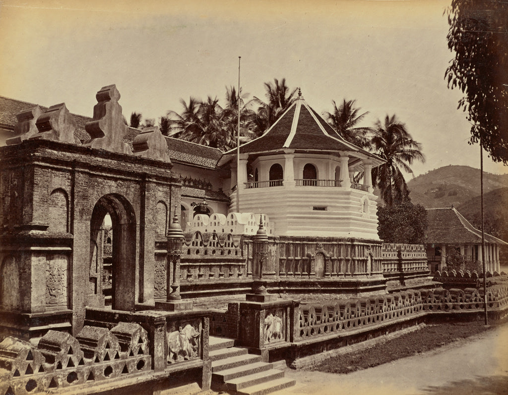 Charles T. Scowen:[Temple, Sri Lanka], Poster Print Wall Art