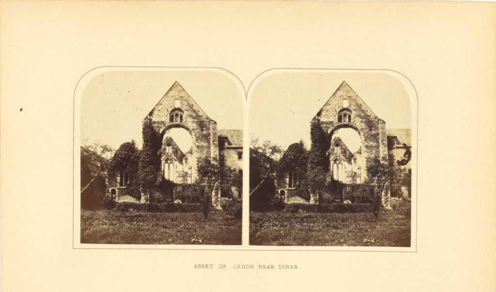 Henry Taylor:Abbey of Lehon near Dinan, Poster Print Wall Art