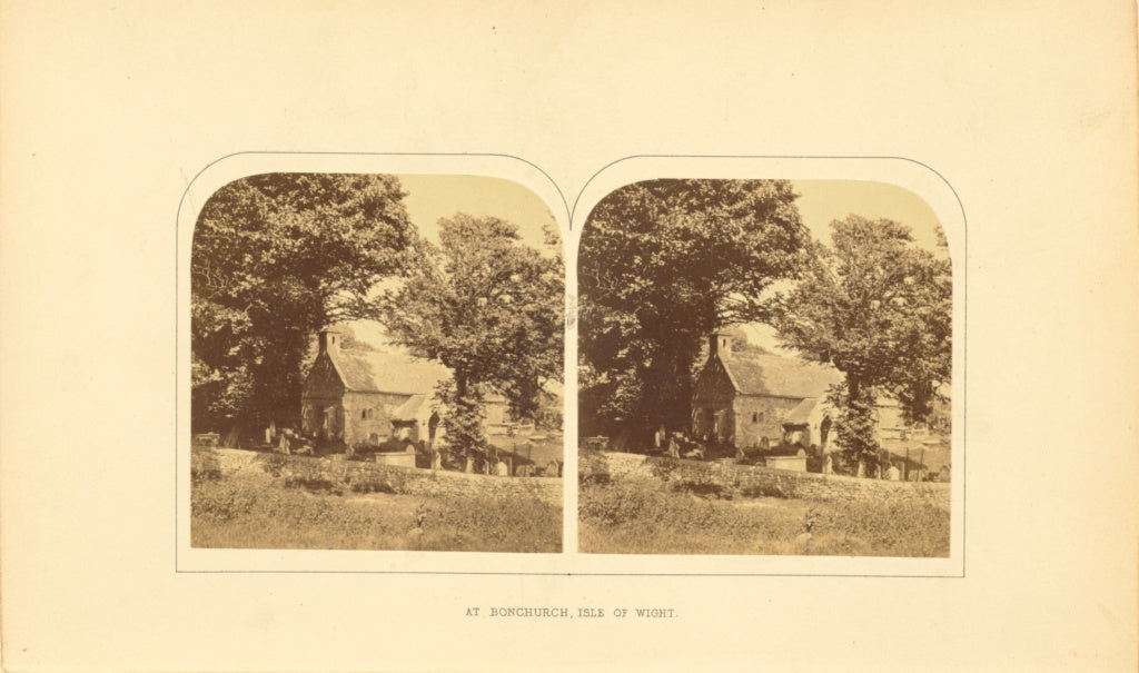 Unknown maker:At Bonchurch, Isle of Wight, Poster Print Wall Art