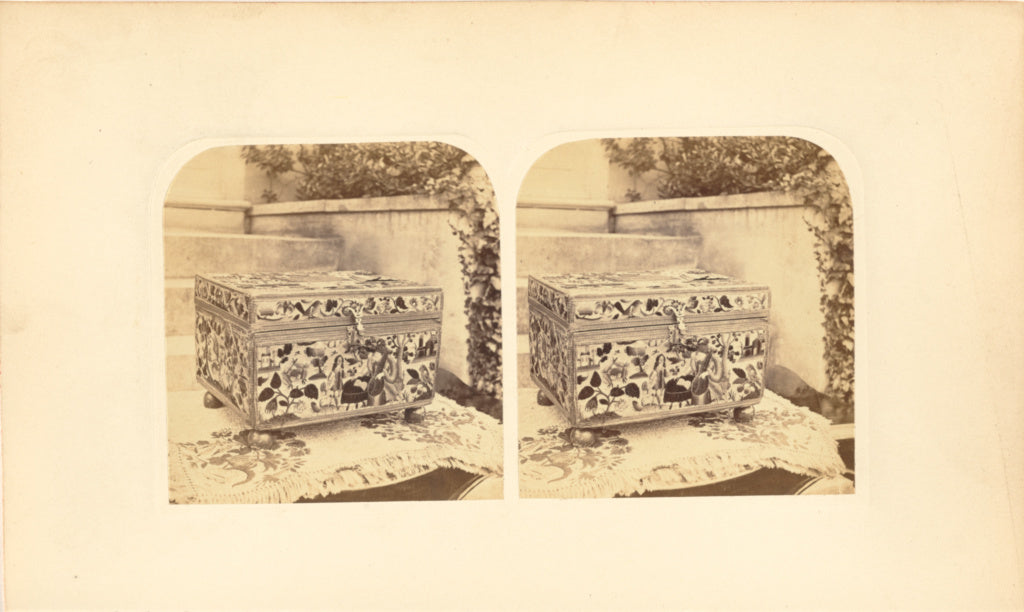 Unknown maker:Queen Elizabeth's Workbox, Poster Print Wall Art