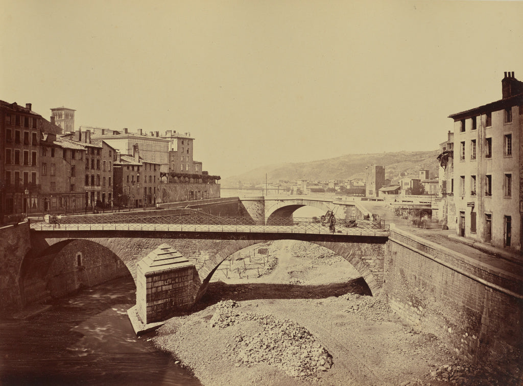 edouard Baldus:Vienne. St Colombe, Poster Print Wall Art