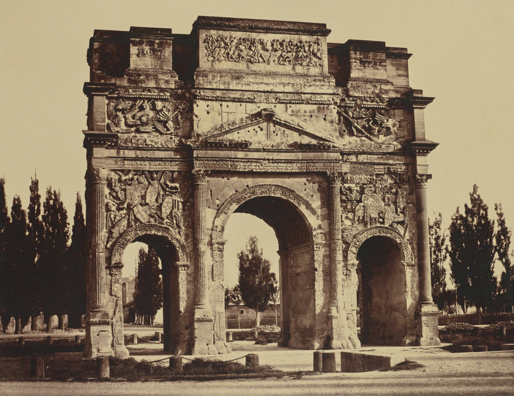 edouard Baldus:Orange. Arc Antique, Poster Print Wall Art
