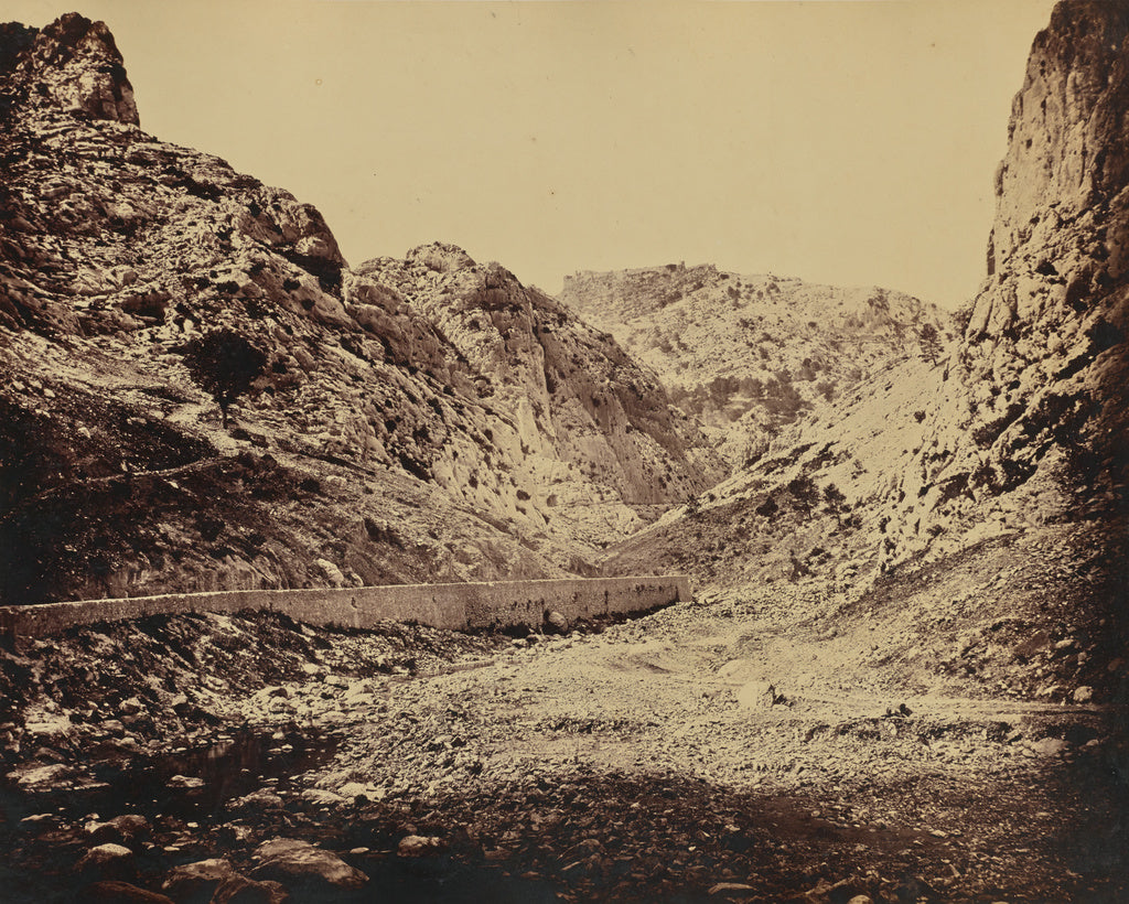 edouard Baldus:Gorges d'Ollioules., Poster Print Wall Art