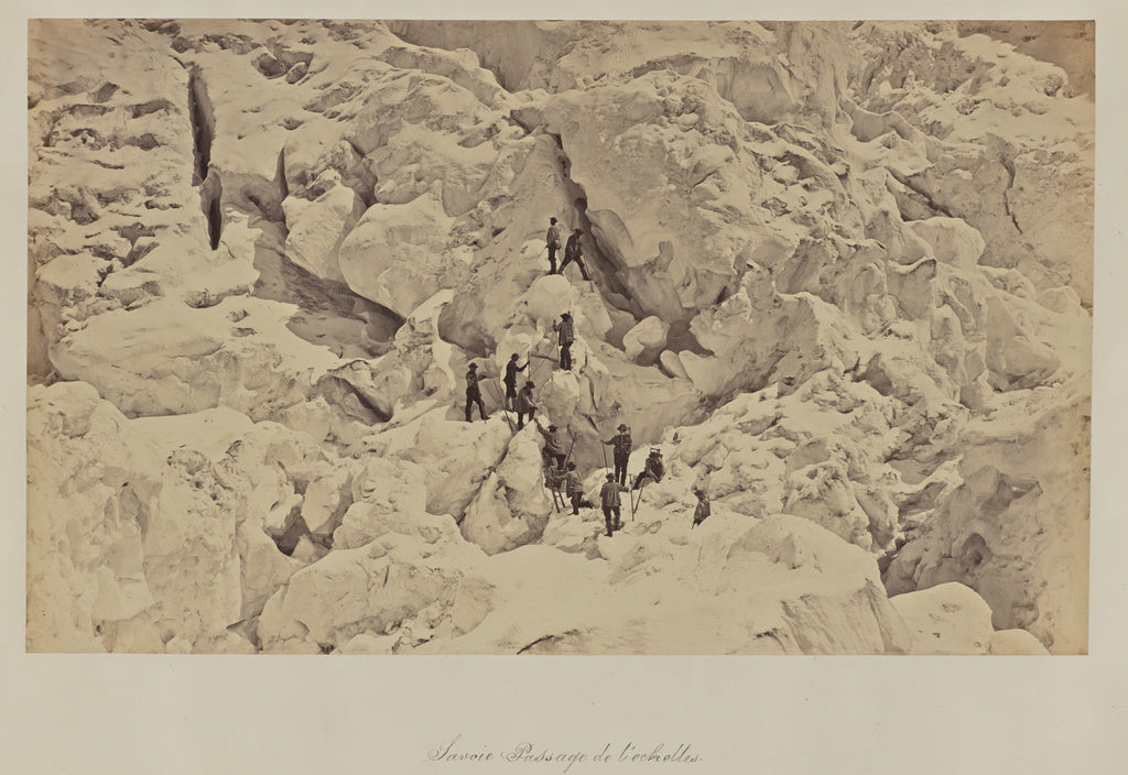 Bisson Frères:Savoie. Passage de l'echelle (sic), Poster Print Wall Art