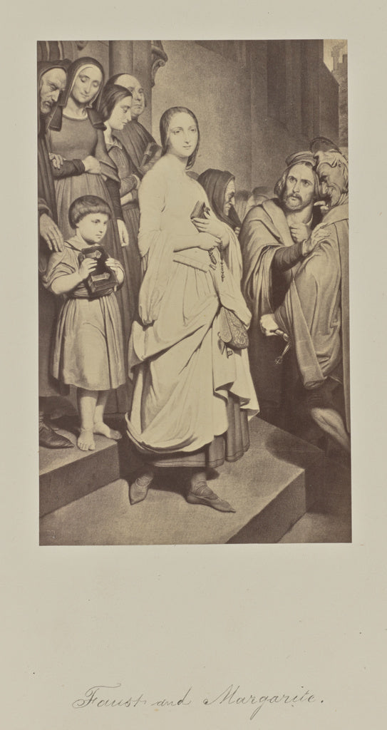 Caldesi & MontecchiAttributed to:Faust and Margarite., Poster Print Wall Art