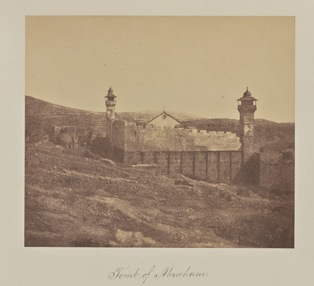 Reverend George Wilson Bridges:Tomb of Abraham.,16x12"(A3)Poster