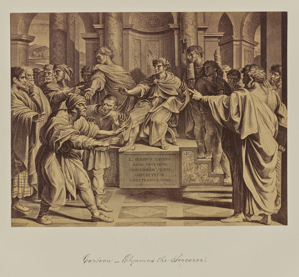 Leonida CaldesiAttributed to:Cartoon - Elyamus the Sorcerer, Poster Print Wall Art