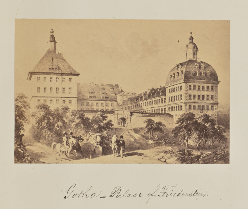 Unknown:Gotha - Palace of Friedenstein., Poster Print Wall Art