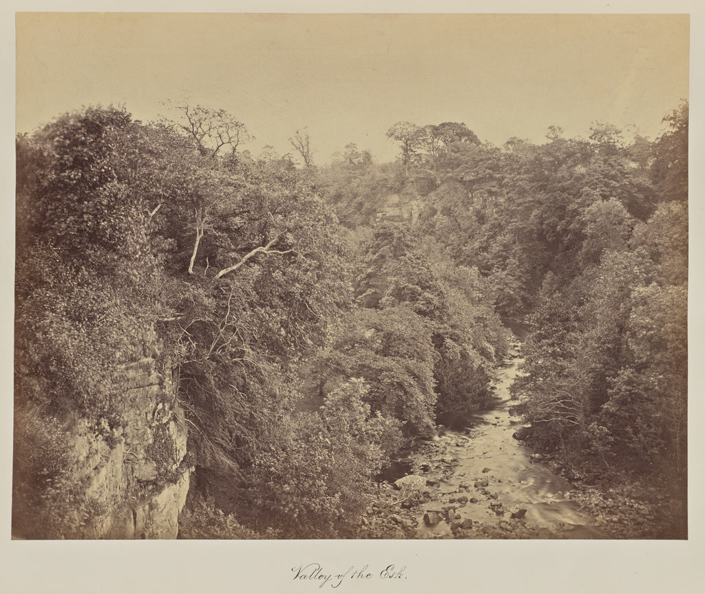Unknown:Valley of the Esk., Poster Print Wall Art