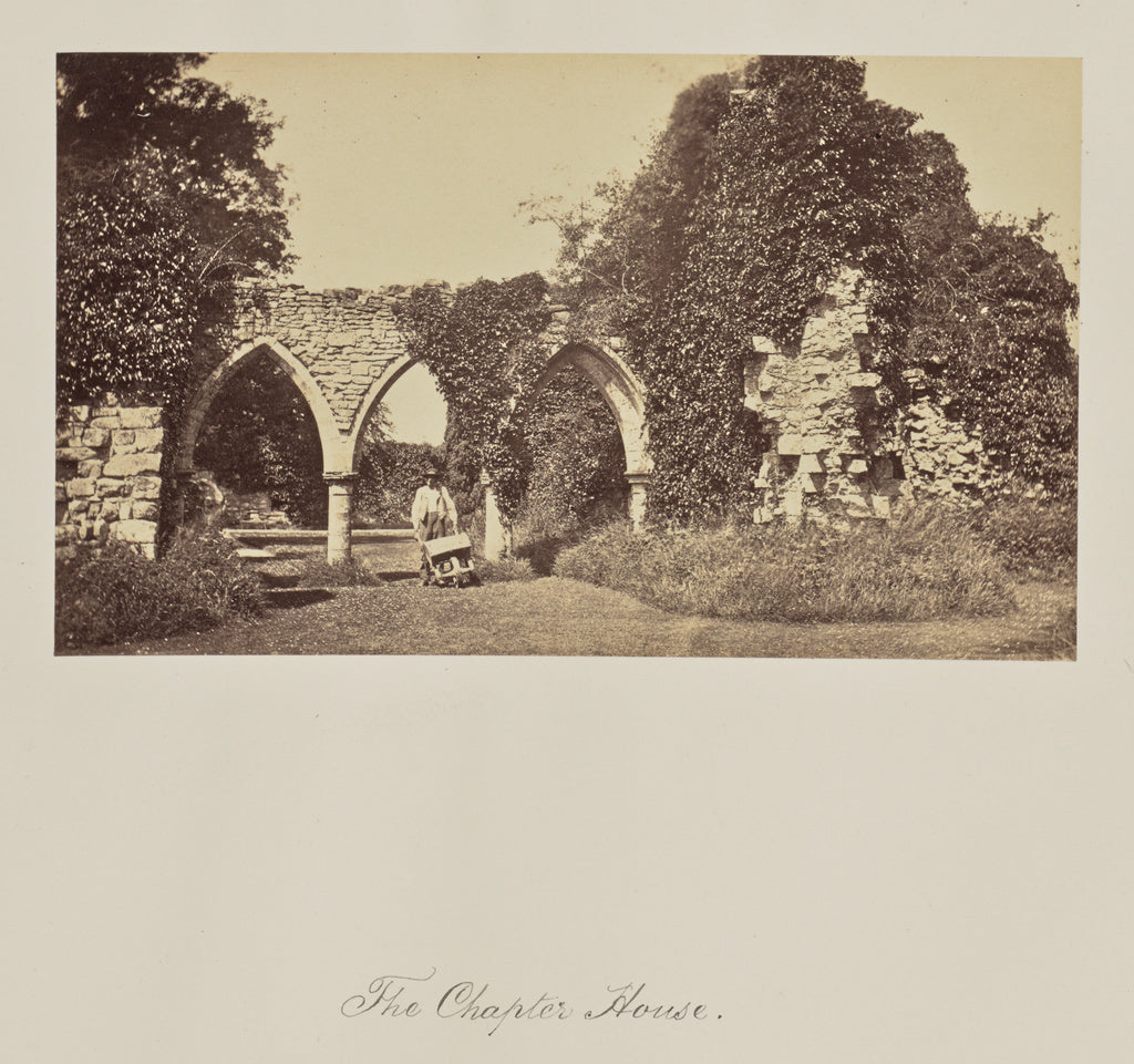 Unknown:The Chapter House., Poster Print Wall Art