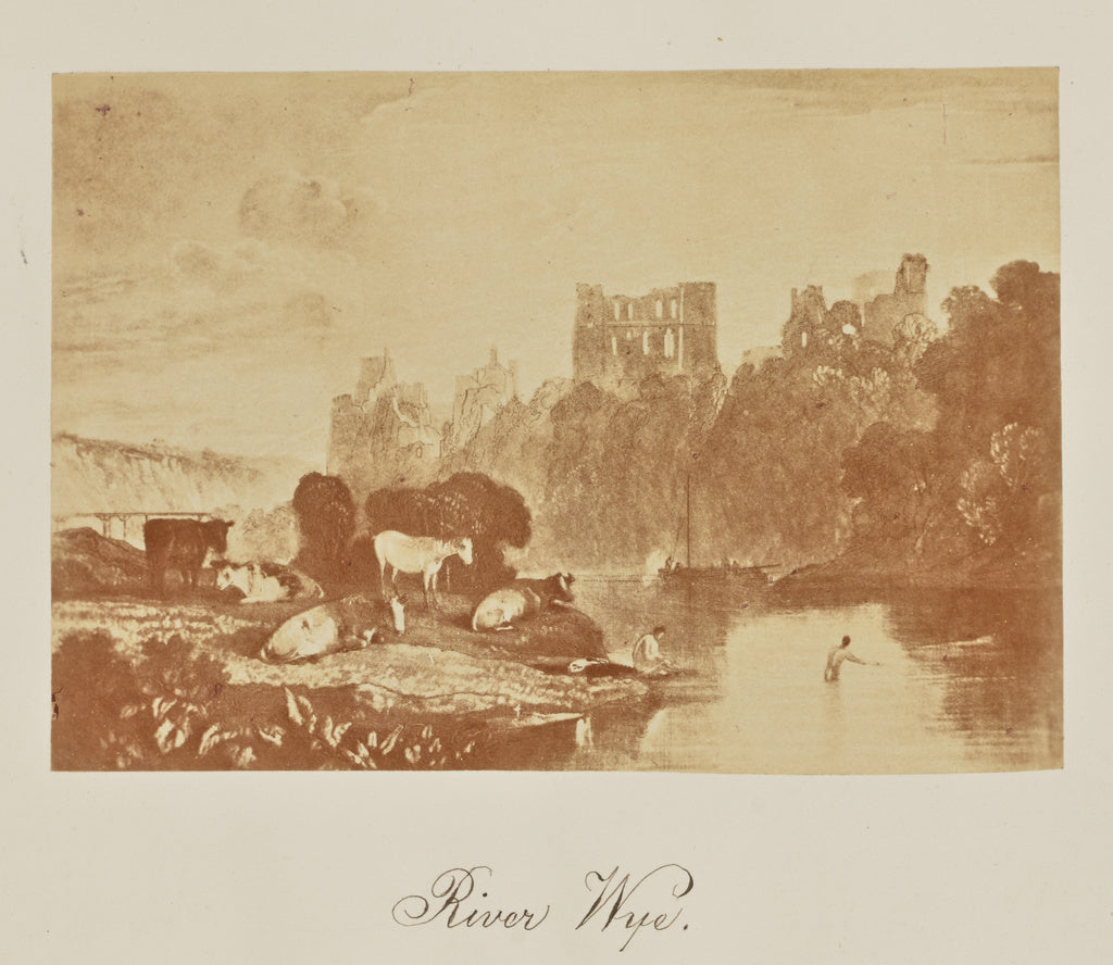 Caroline Bertolacci:River Wye., Poster Print Wall Art