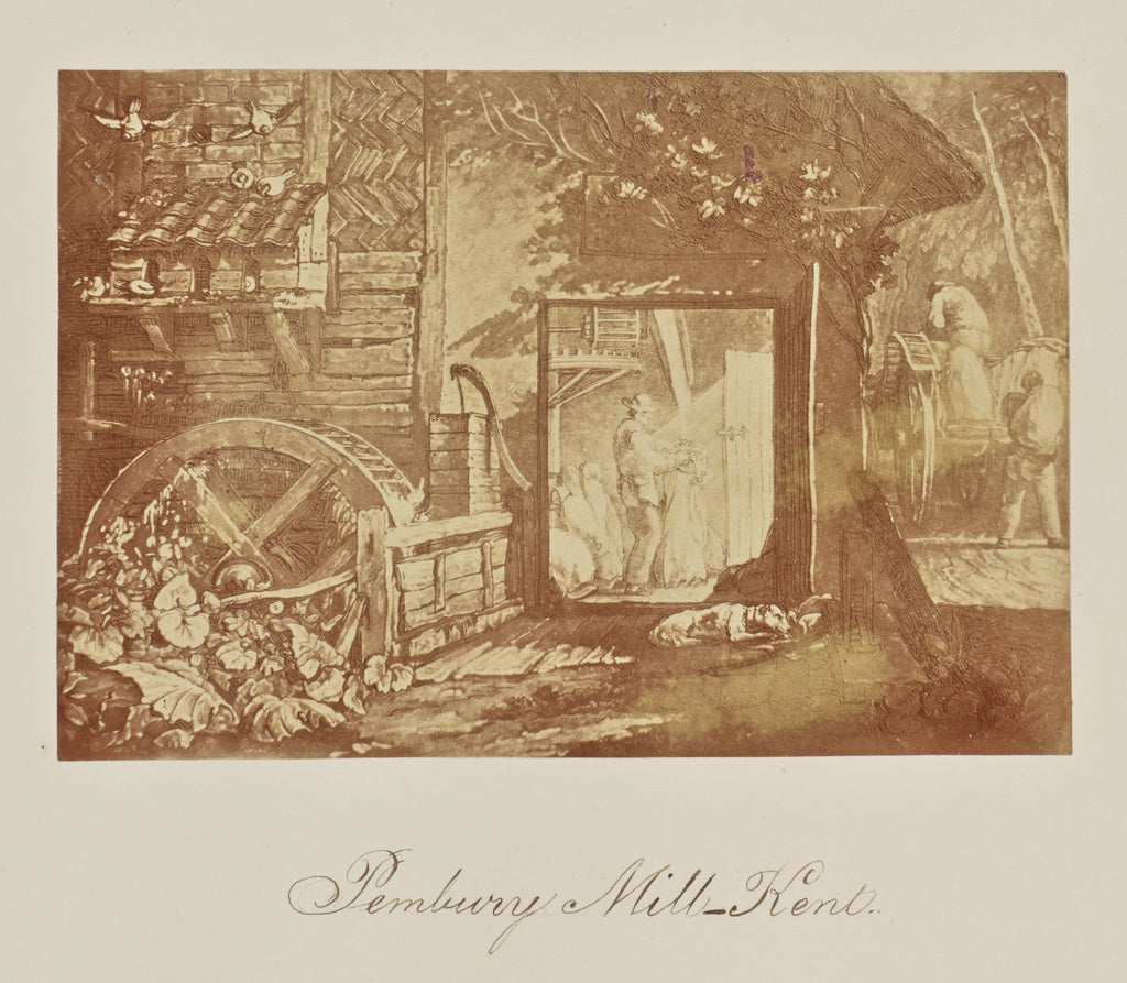Caroline Bertolacci:Pembury Mill - Kent., Poster Print Wall Art