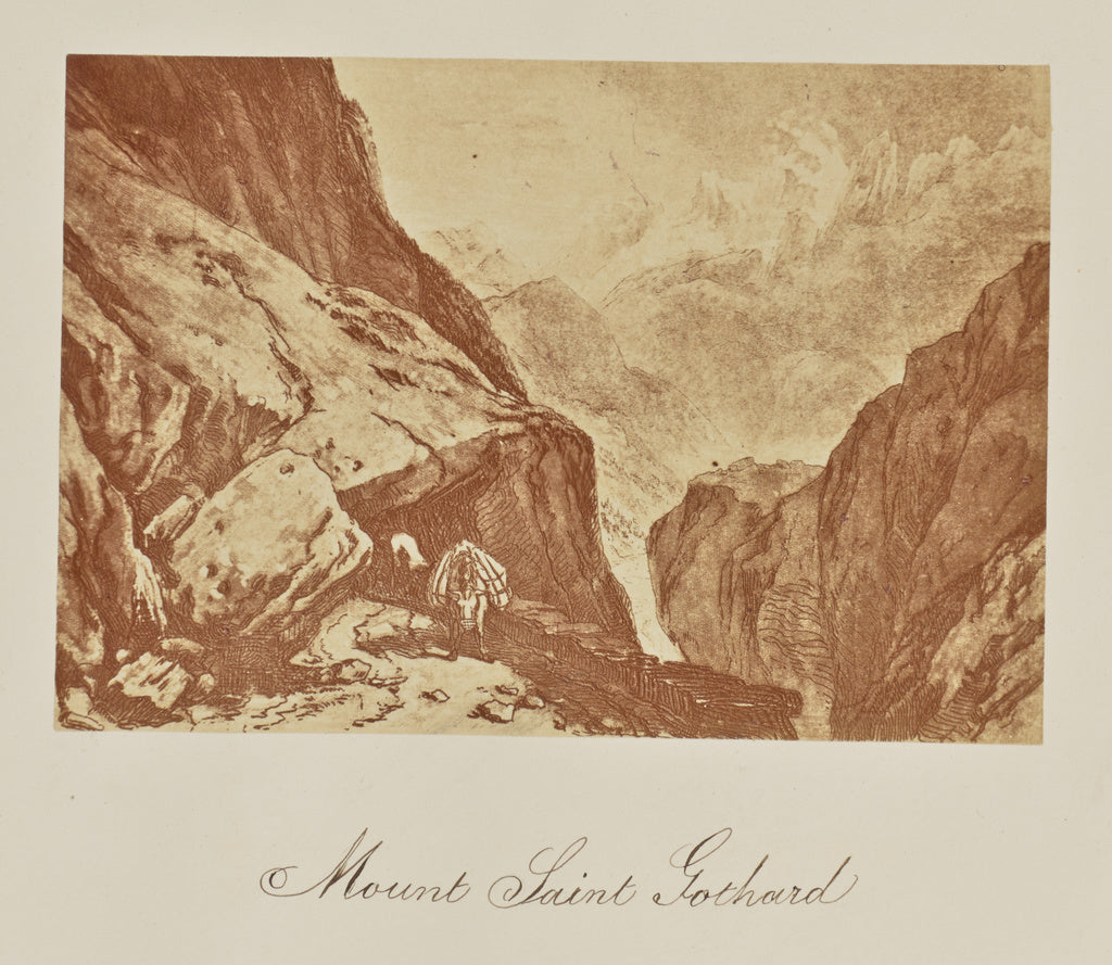 Caroline Bertolacci:Mount Saint Gothard, Poster Print Wall Art