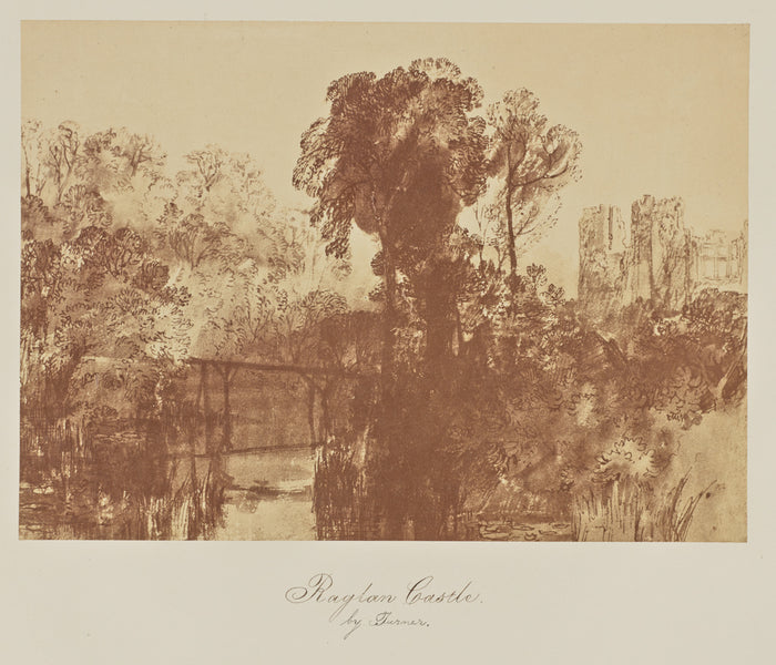 Caroline Bertolacci:Raglan Castle. by Turner.,16x12