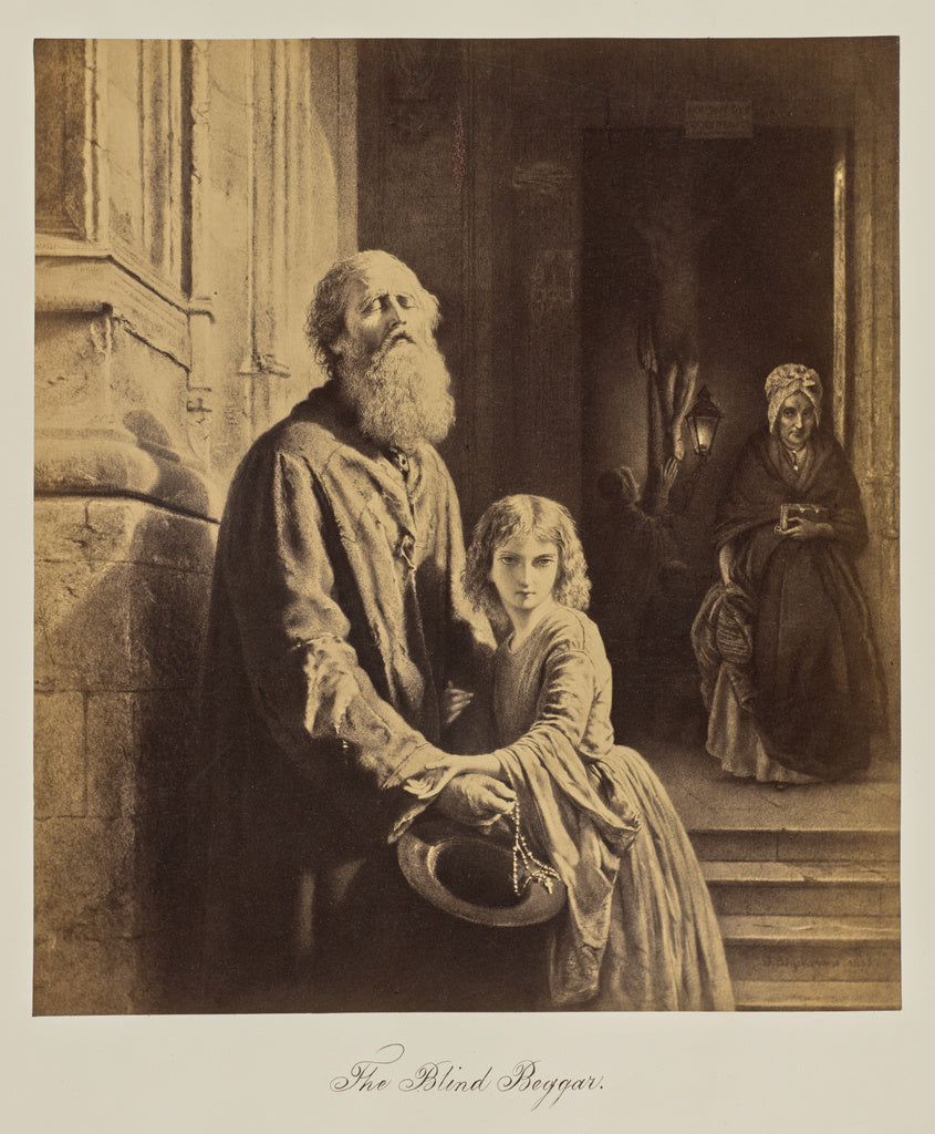 Dolamore & BullockAttributed to:The Blind Beggar., Poster Print Wall Art