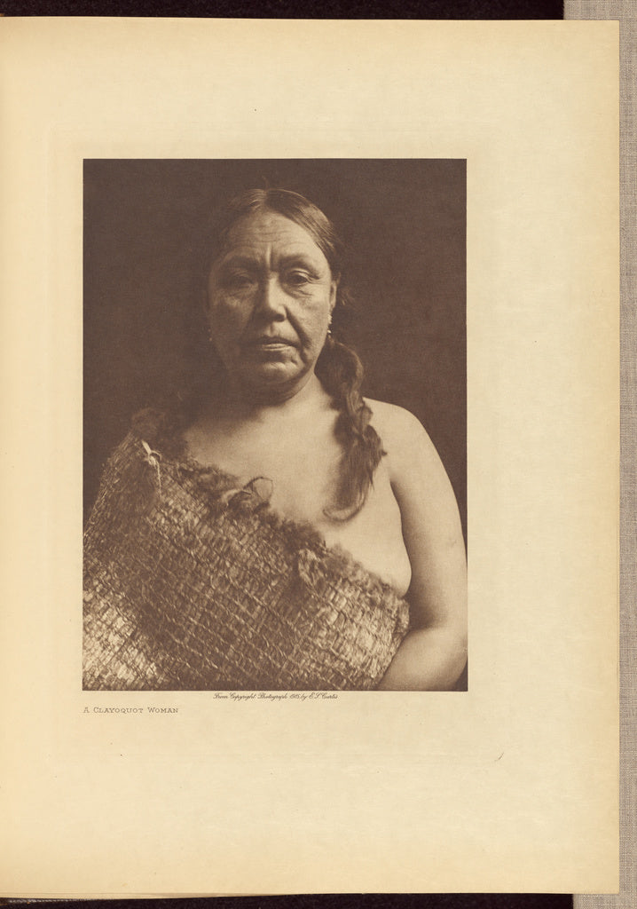 Edward S. Curtis:A Clayoquot Woman,16x12"(A3)Poster