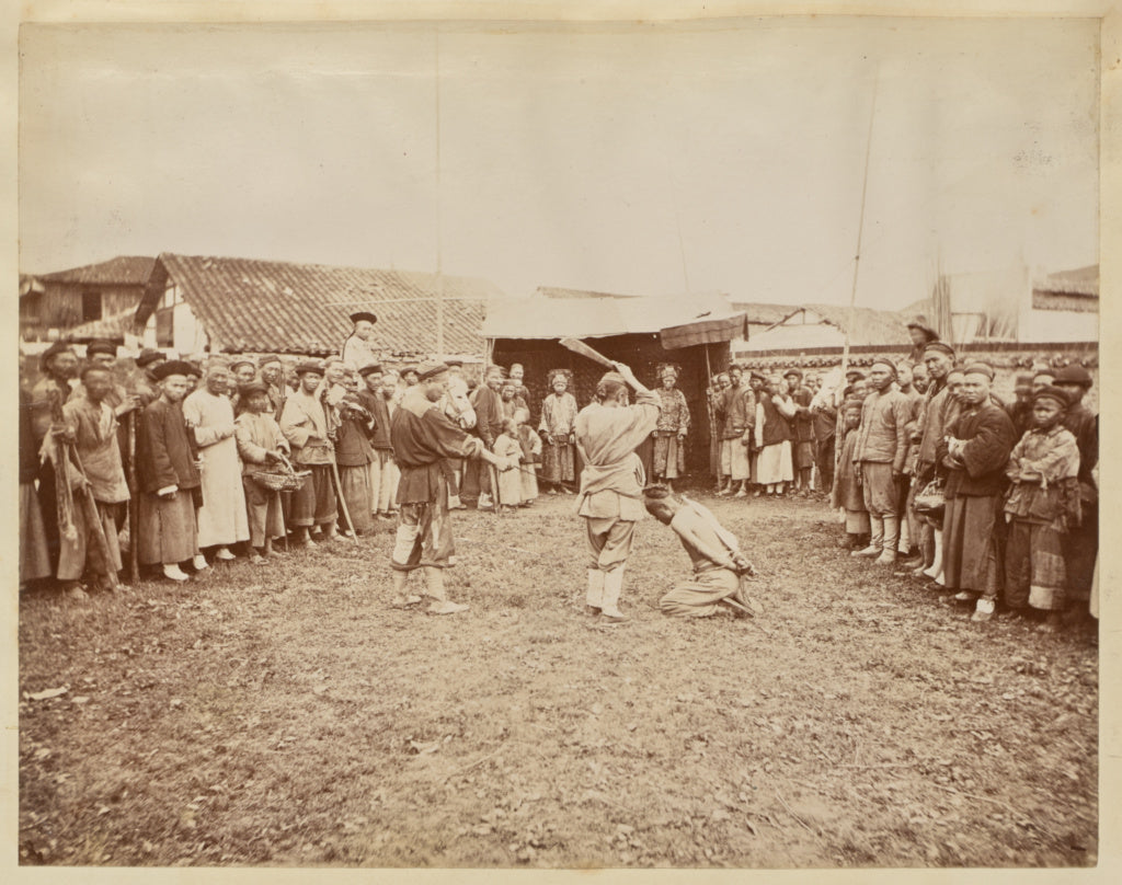 William Saunders:[Execution Scene, Shanghai], Poster Print Wall Art