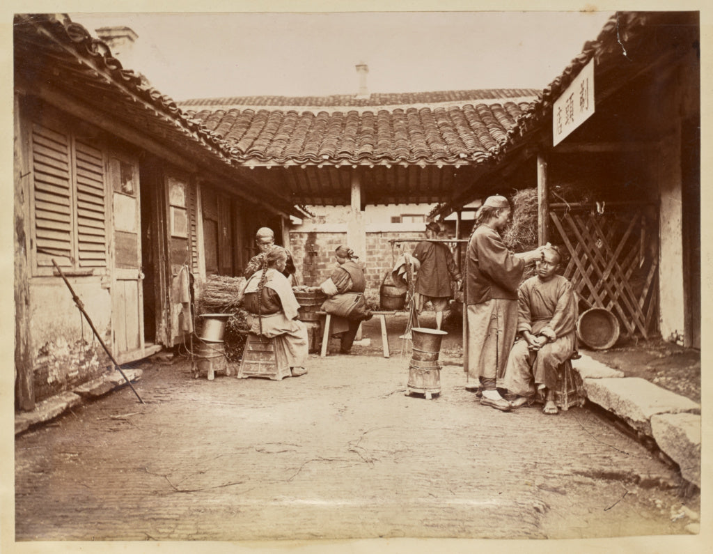 William Saunders:[Itinerant Barbers], Poster Print Wall Art