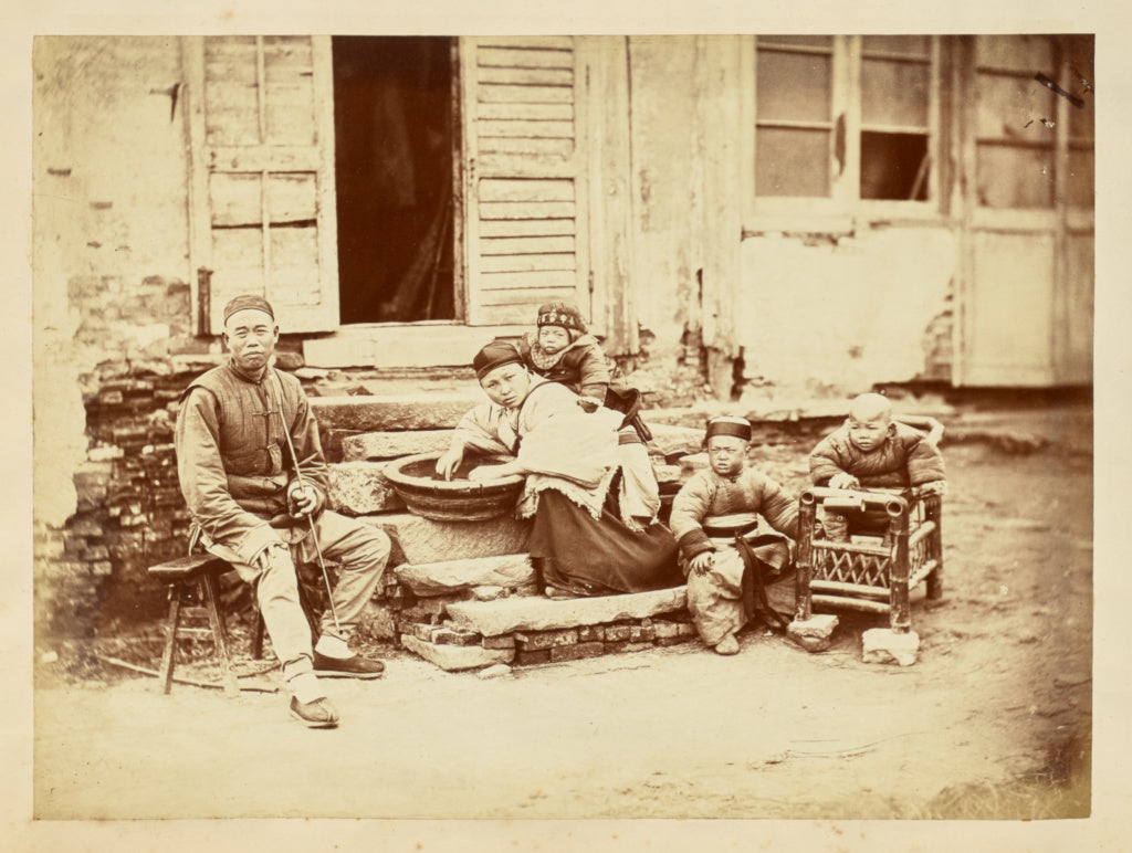 William Saunders:[A Family Scene], Poster Print Wall Art