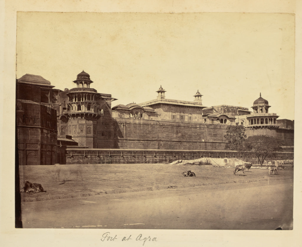 Thomas A. RustAttributed to:[Fort at Agra], Poster Print Wall Art