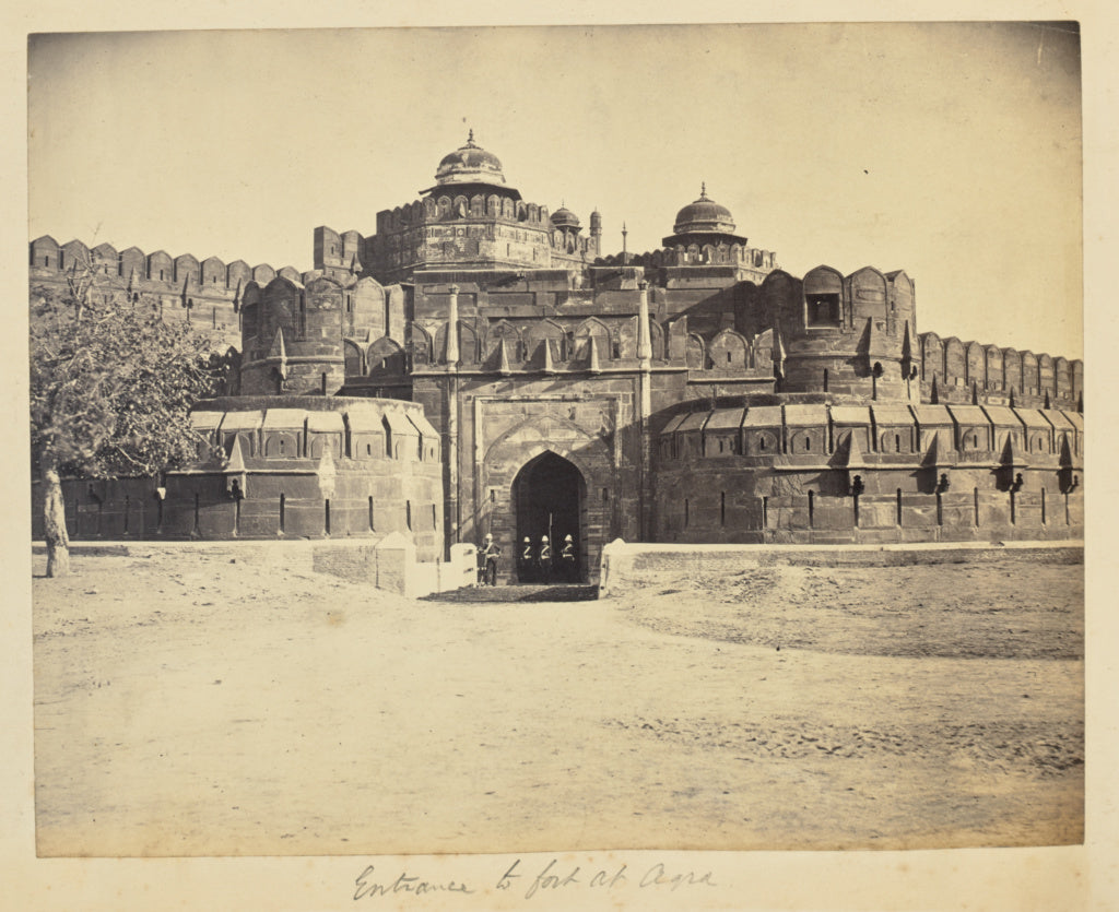 Thomas A. RustAttributed to:[Entrance to the Fort at Agra], Poster Print Wall Art