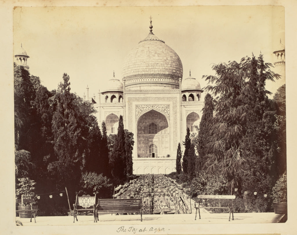Thomas A. Rust:[The Taj Mahal at Agra], Poster Print Wall Art