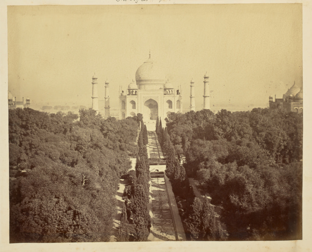 John Edward Saché:[The Taj Mahal at Agra], Poster Print Wall Art
