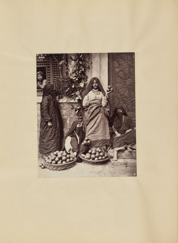 Carlo Naya:[Selling Fruit in Cairo],16x12