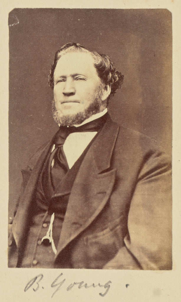 Unknown maker, American:[Portrait of Brigham Young], Poster Print Wall Art