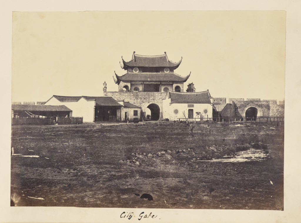 Unknown maker:City Gate, Poster Print Wall Art