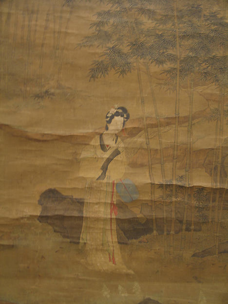 ,Lady in a Bamboo Grove after Qiu Ying-Shen,16x12"(A3) Poster