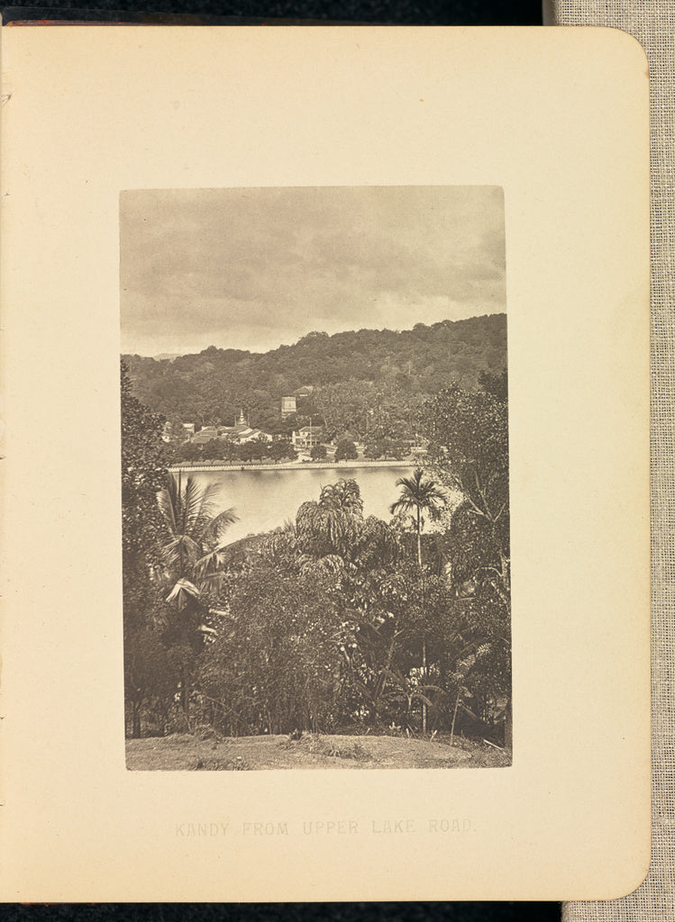 Henry W. Cave:Kandy, from Upper Lake Road, Poster Print Wall Art
