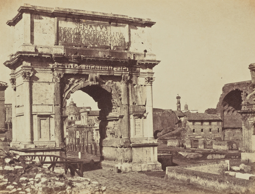 Jane St. John:Arch of Titus, Rome, Poster Print Wall Art