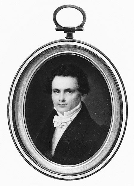 Ferdinand Machéra:Portrait of a Man 1827-16x12"(A3) Poster