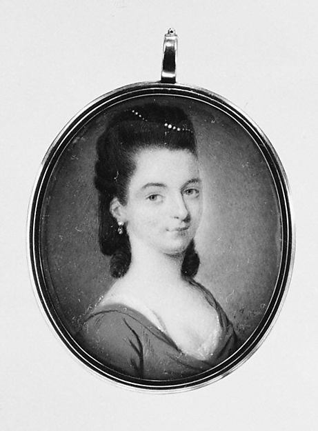 James Jennings:Portrait of a Woman probably early 1770s-16x12"(A3) Poster